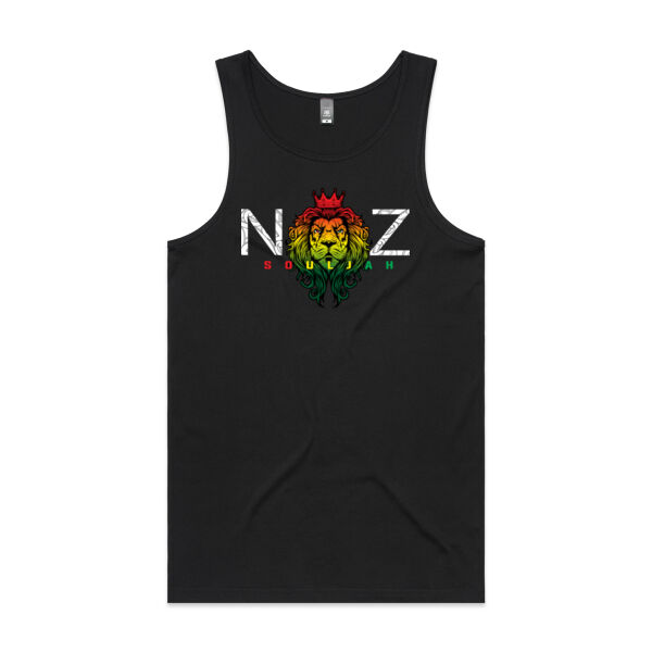 NZ Souljah Mens Lowdown Singlet  Thumbnail